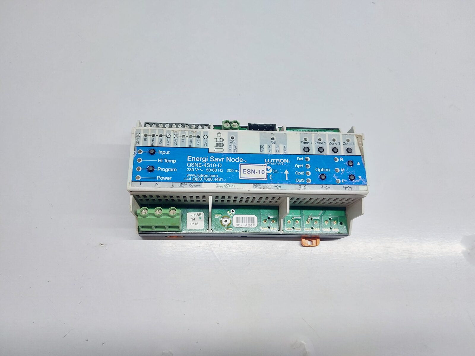 LUTRON QSNE-4S10-D ENERGI SAVER NODE CONTROLLER 230V~50/60HZ 200MA