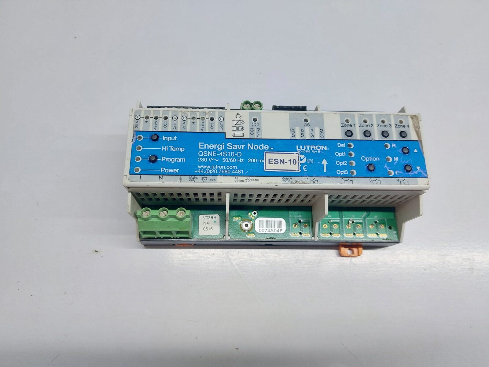 LUTRON QSNE-4S10-D ENERGI SAVER NODE CONTROLLER 230V~50/60HZ 200MA