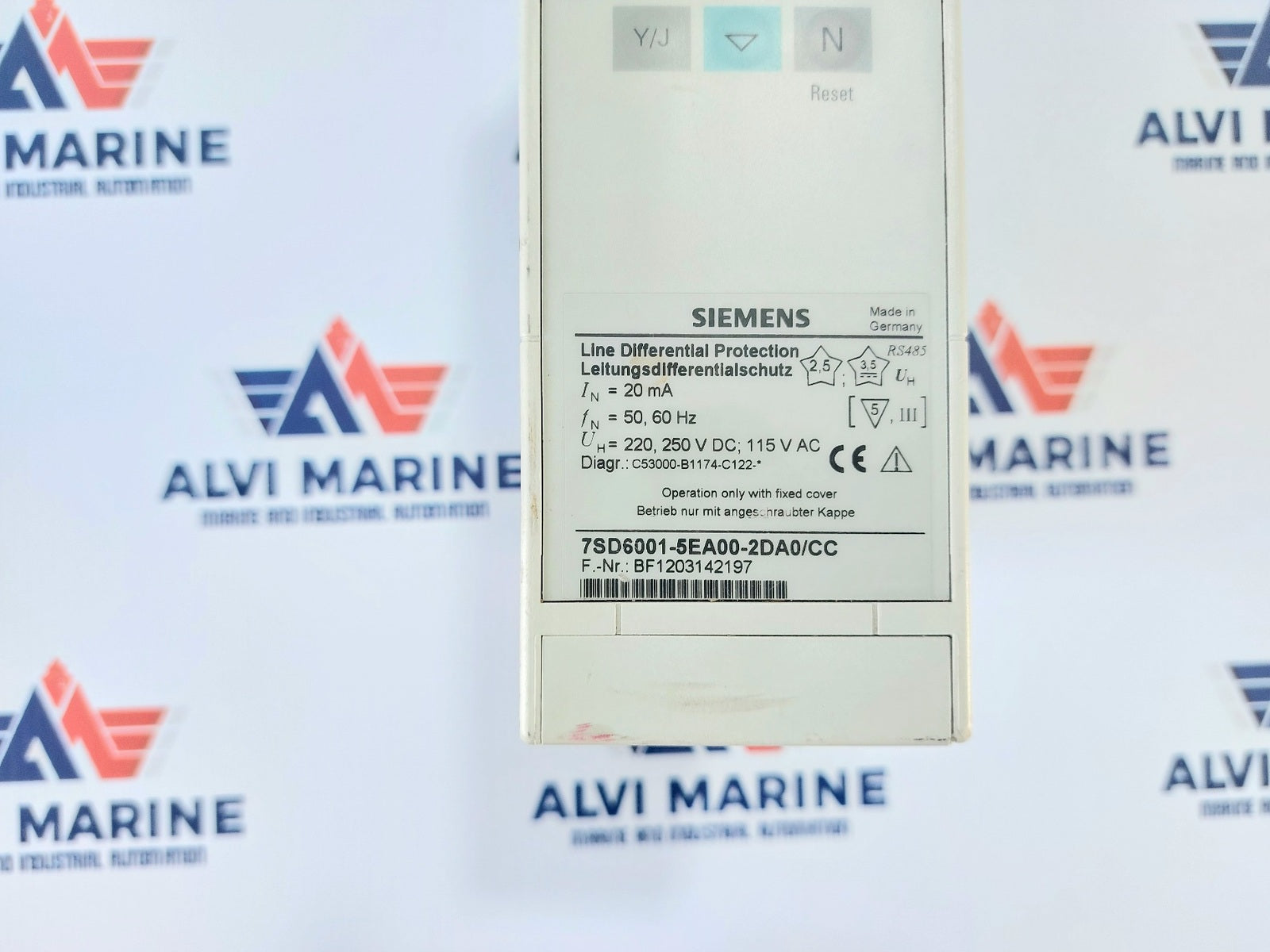 SIEMENS 7SD6001-5EA00-2DA0CC LINE DIFFERENTIAL PROTECTION RELAY (2)