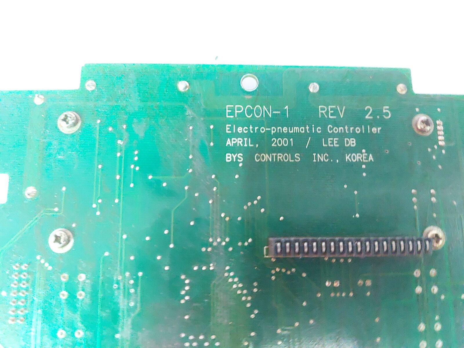 CONTROL EPCON-1 00 12 03-144 ELECTRO-PNEUMATIC CONTROLLER BOARD