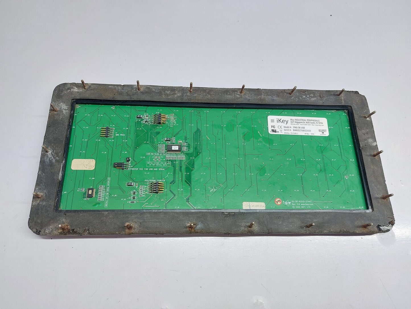 IKEY PMU-5K-USB PANEL MOUNT KEYBOARD P3-F24R3-2