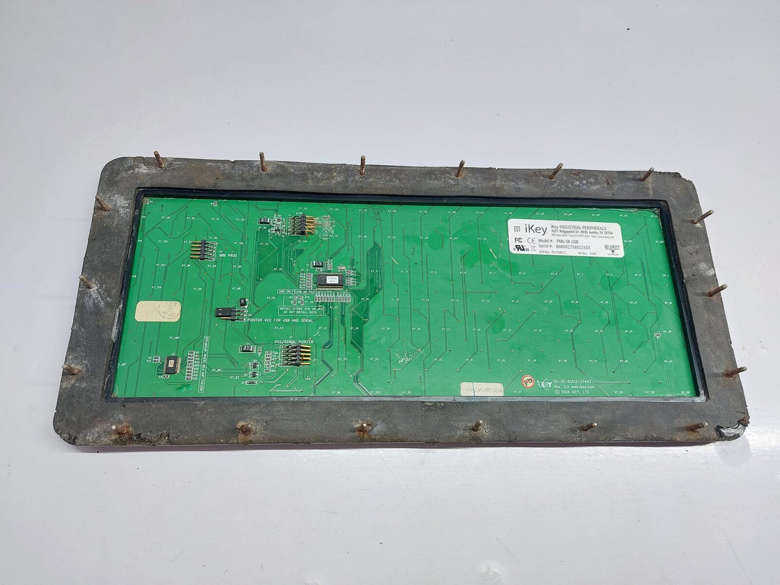 IKEY PMU-5K-USB PANEL MOUNT KEYBOARD P3-F24R3-2