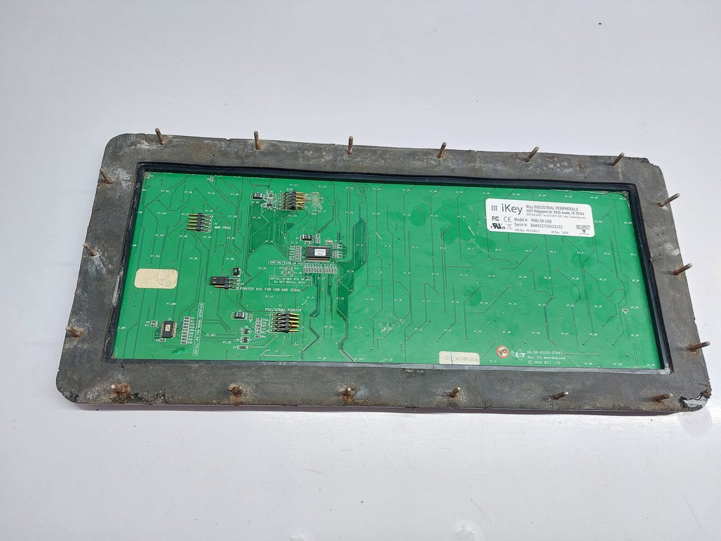 IKEY PMU-5K-USB PANEL MOUNT KEYBOARD P3-F24R3-2