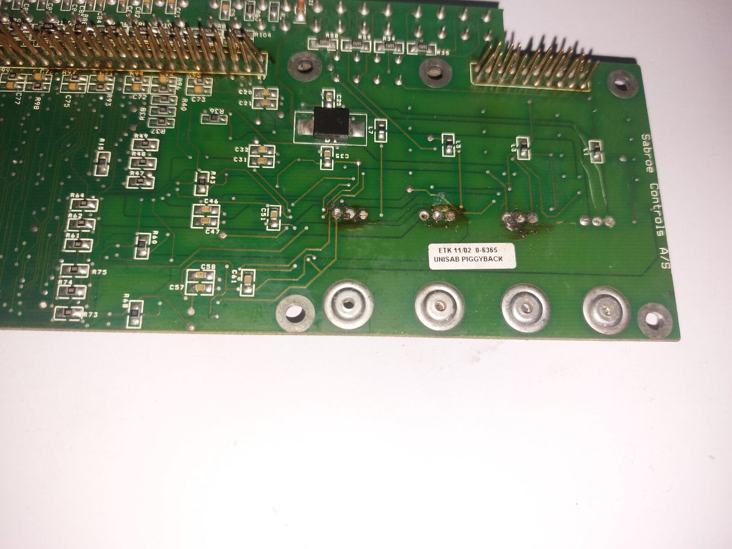 SABROE CONTROLS DIA1605.001 UNISAB PIGGYBACK PCB CARD