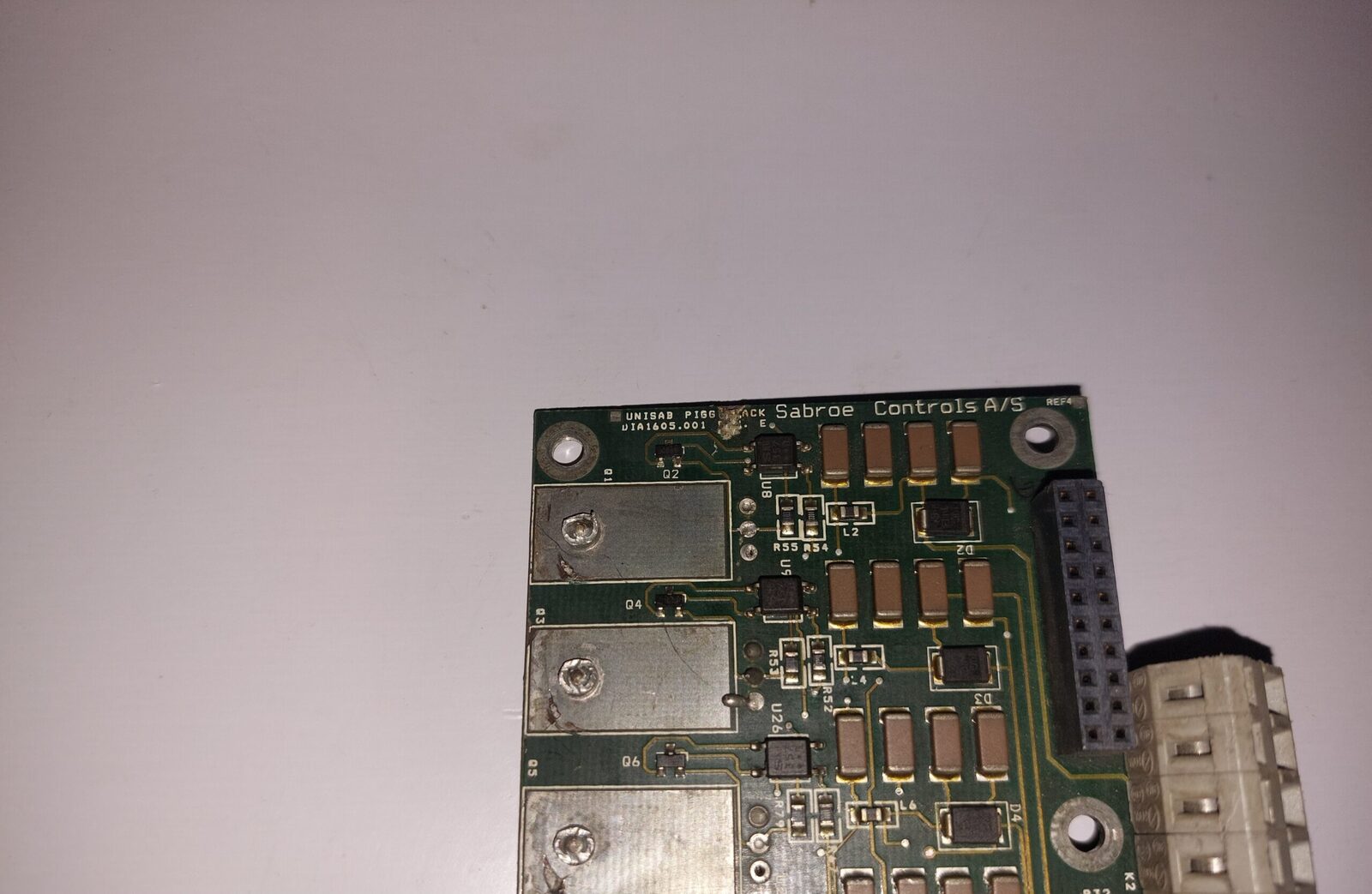 SABROE CONTROLS DIA1605.001 UNISAB PIGGYBACK PCB CARD