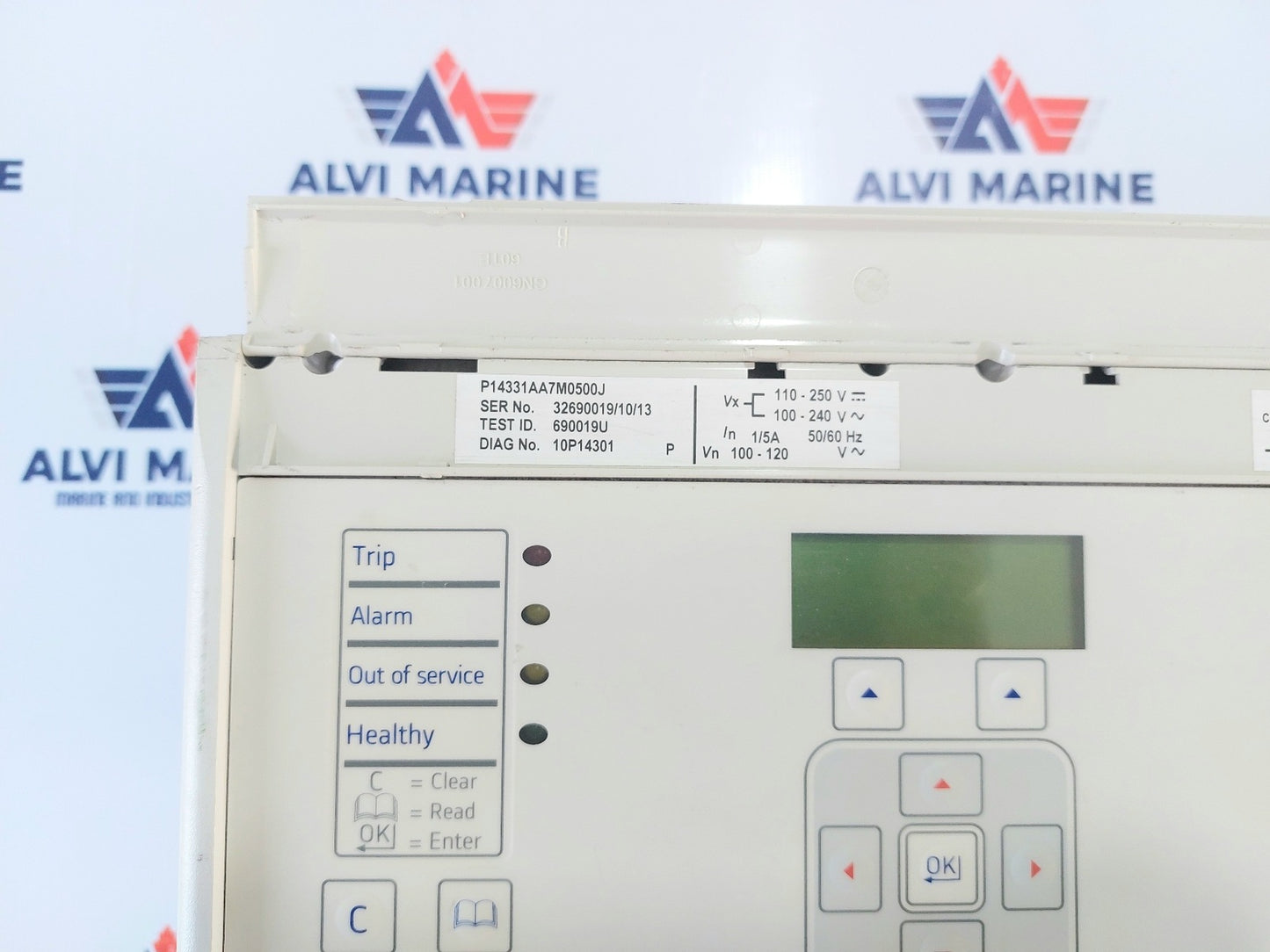 ALSTOM MICOM P143 P14331AA7M0500J FEEDER MANAGEMENT RELAY (2)