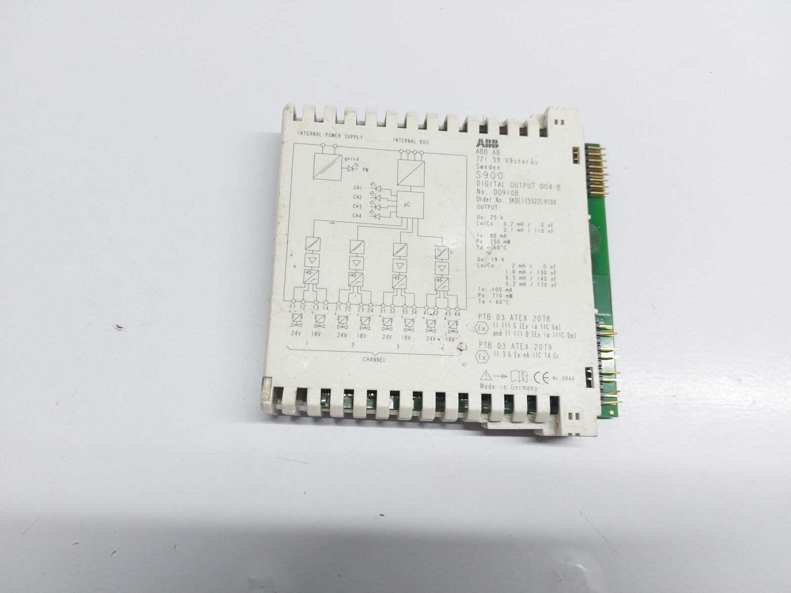 ABB 721 59 DIGTAL OUTPUT MODULE D04-B