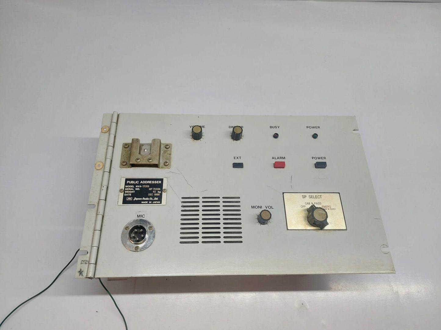 JRC NVA-1705B PUBLIC ADDRESSER