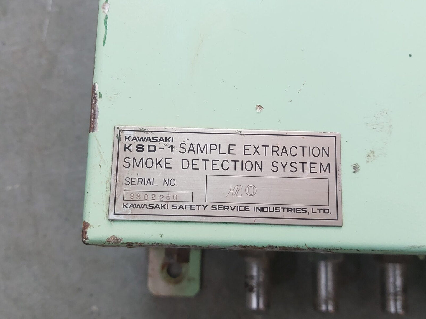 KAWASAKI KSD-1 SMOKE DETECTION SYSTEM