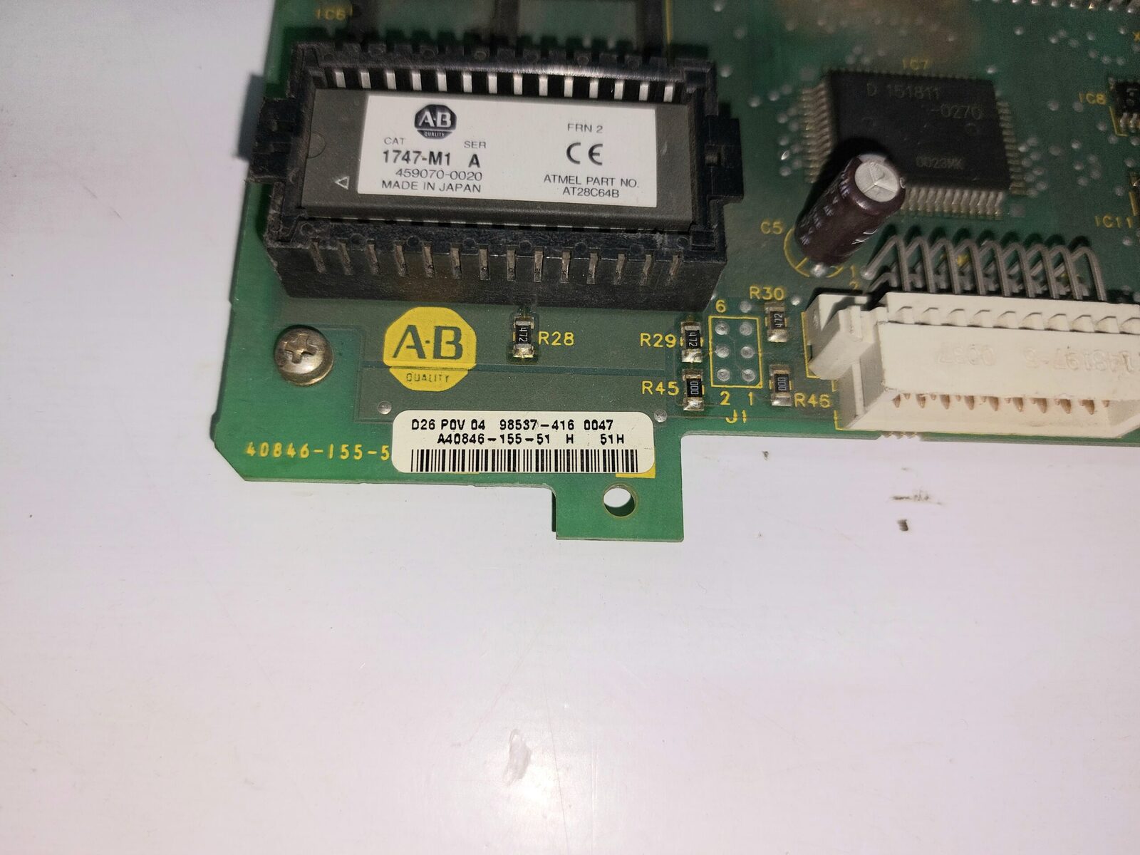 ALLEN BRADLEY 1747-M1 A40846-155-51 5 51H PCB CARD