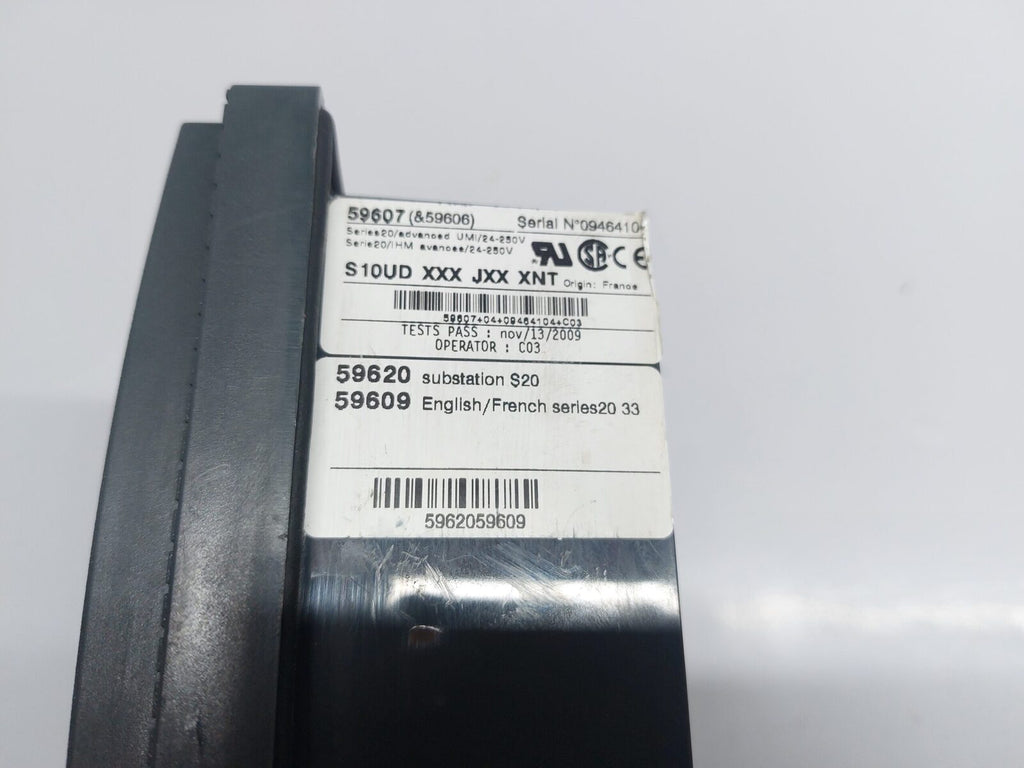 SCHNEIDER ELECTRIC 59607 DISPLAY MODULE S10UD XXX JXX XNT