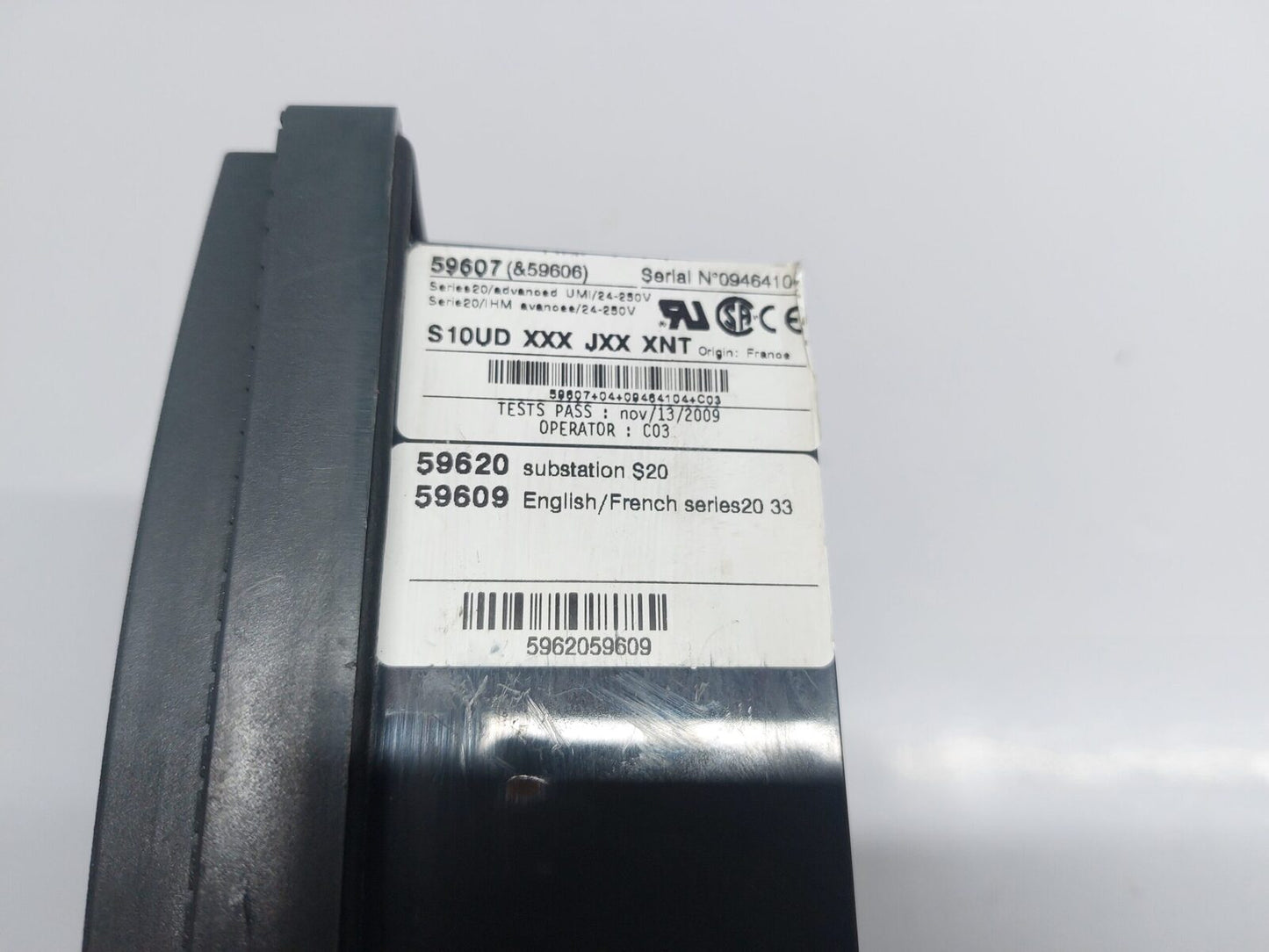 SCHNEIDER ELECTRIC 59607 DISPLAY MODULE S10UD XXX JXX XNT