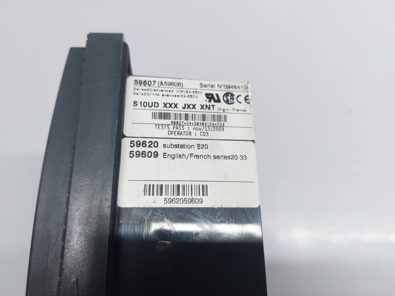 SCHNEIDER ELECTRIC 59607 DISPLAY MODULE S10UD XXX JXX XNT