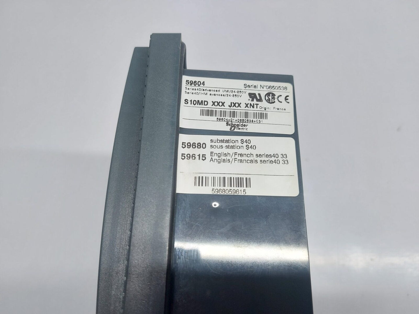 MERLIN GERIN SCHNEIDER ELECTRIC SEPAM 59601 BASE UNIT