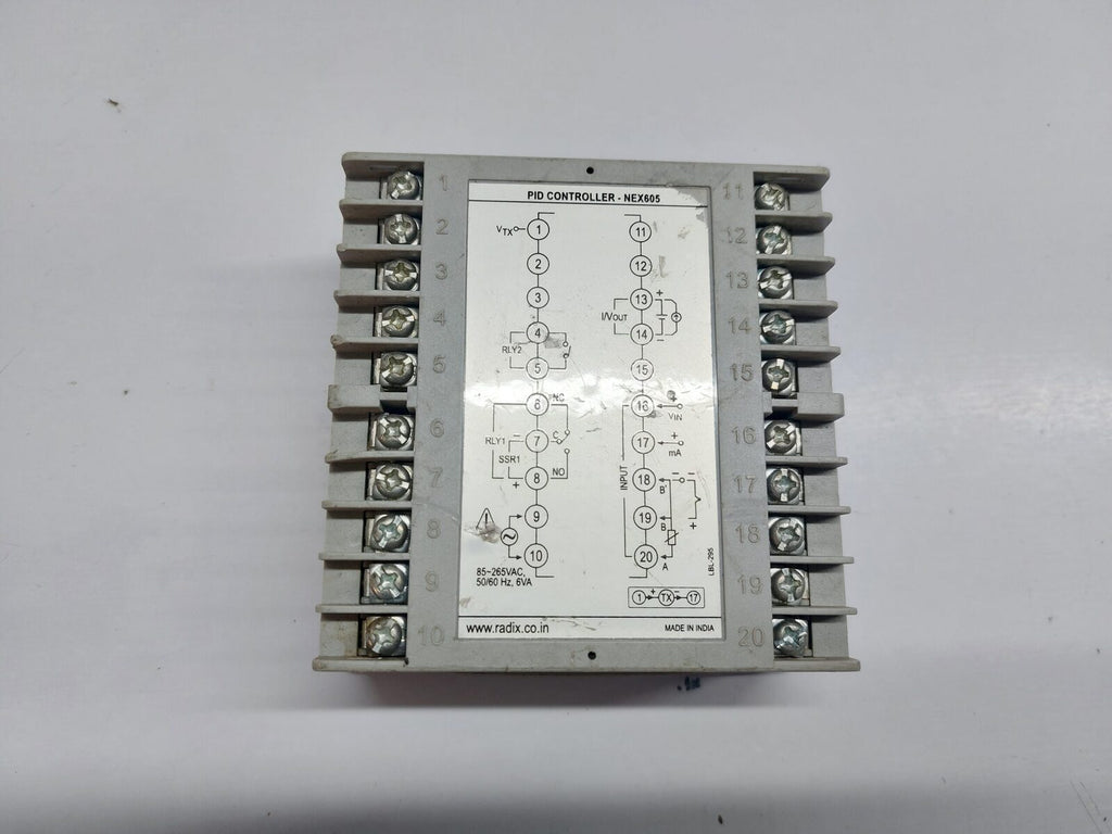 RADIX NEX605 PID TEMPERATURE CONTROLLER 2771 10112