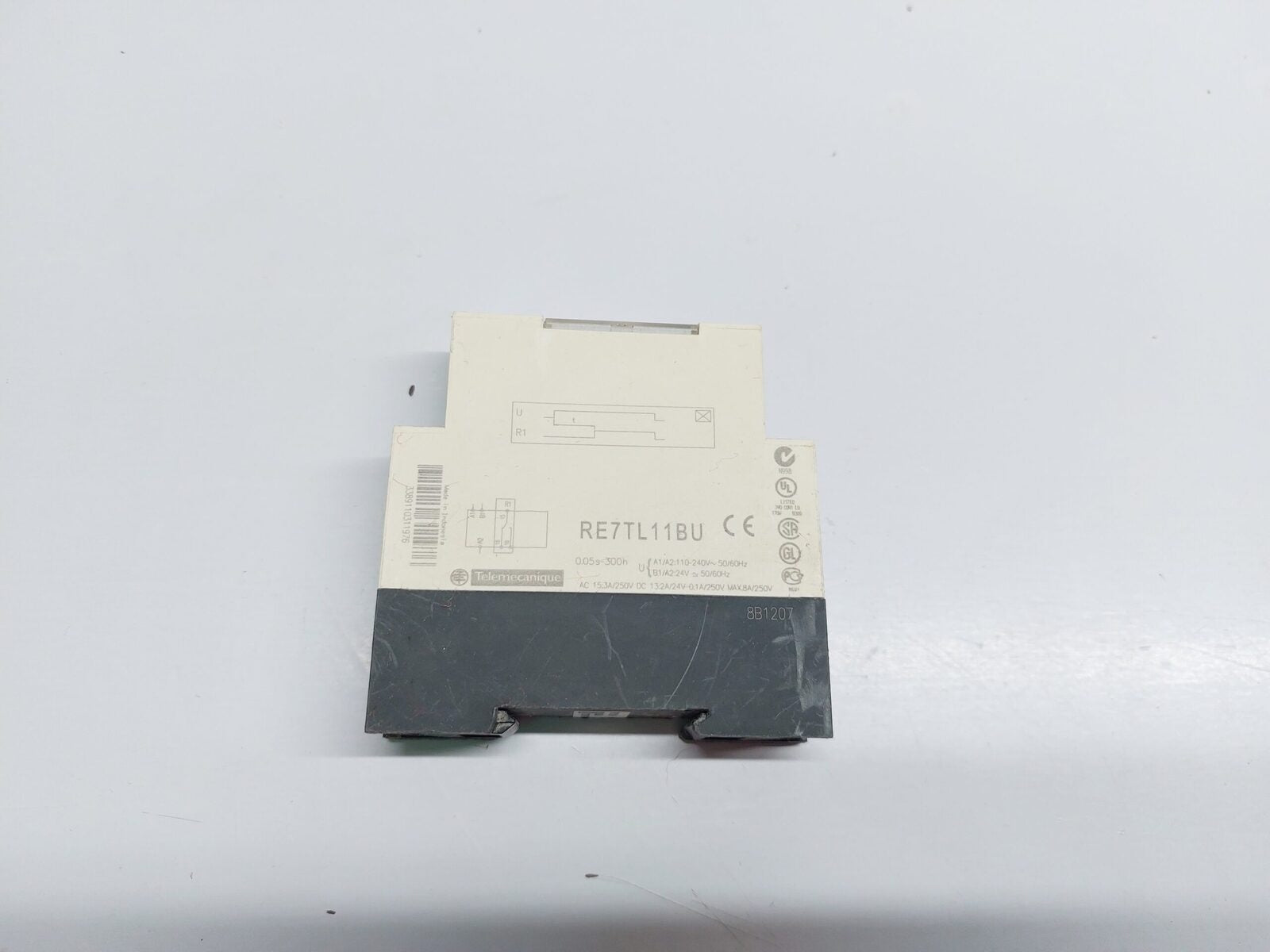 SCHNEIDER ELECTRIC TELEMECANIQUE RE7TL11BU TIME DELAY RELAY 0.05S-300H