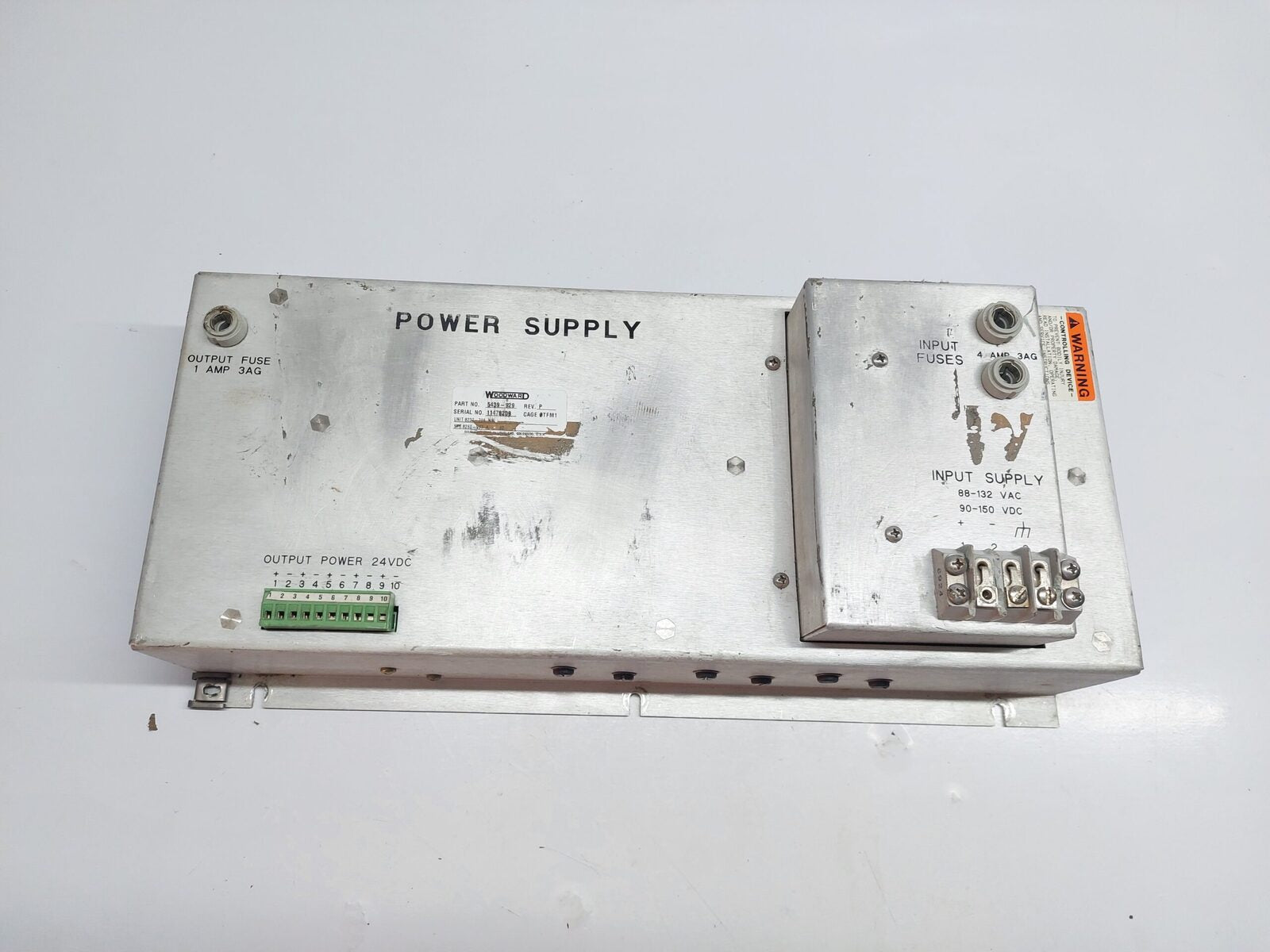 WOODWARD 5439-929 POWER SUPPLY REV P