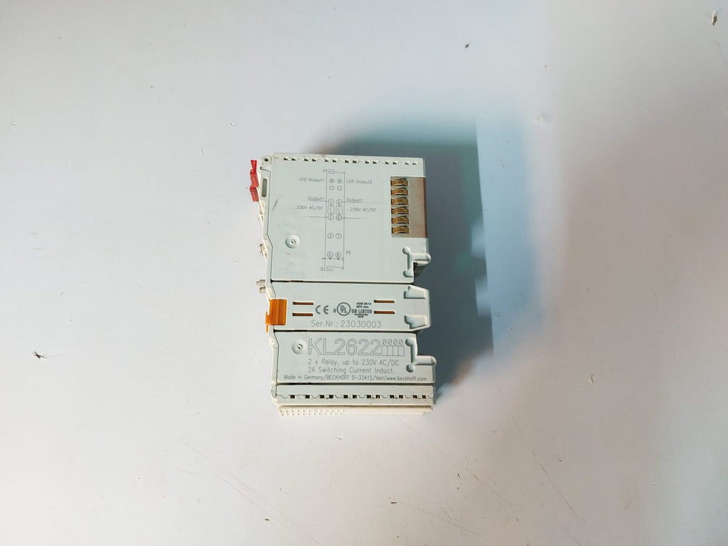 BECKHOFF KL2612 RELAY MODULE 23BECKHOFF KL2612 RELAY MODULE 230V AC/DC KL2622 BECKHOFF0V AC/DC