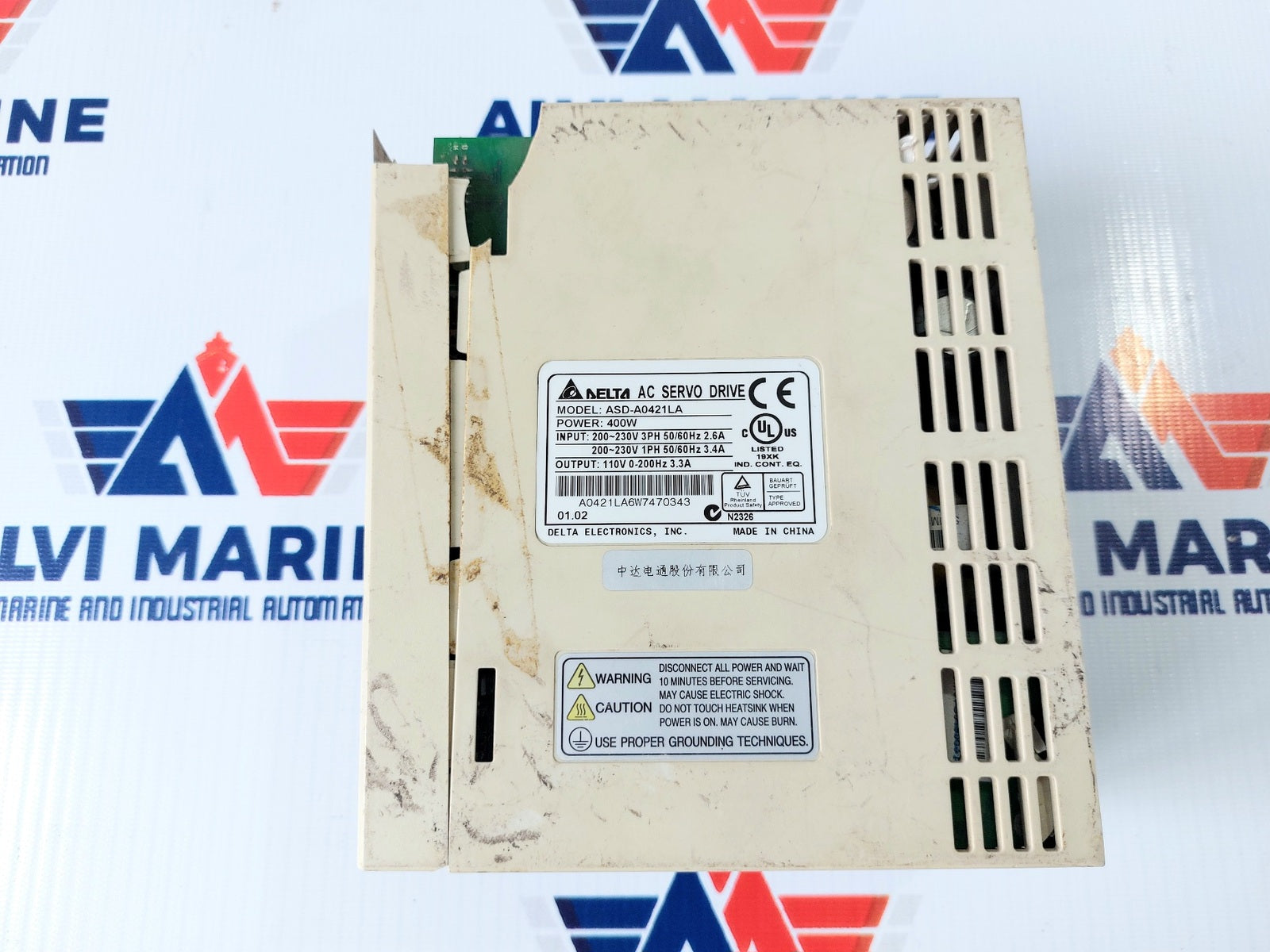 DELTA ASD-A0421LA SERVO DRIVE 400W (5)