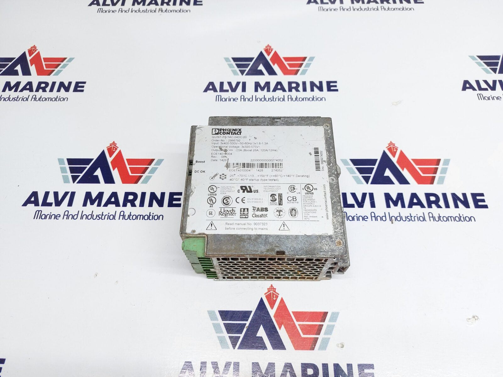 PHOENIX CONTACT QUINT POWER QUINT-PS/3AC/24DC/20