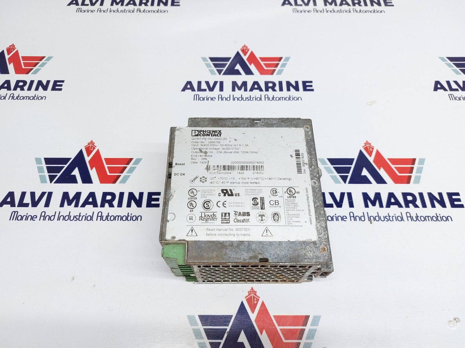 PHOENIX CONTACT QUINT POWER QUINT-PS/3AC/24DC/20