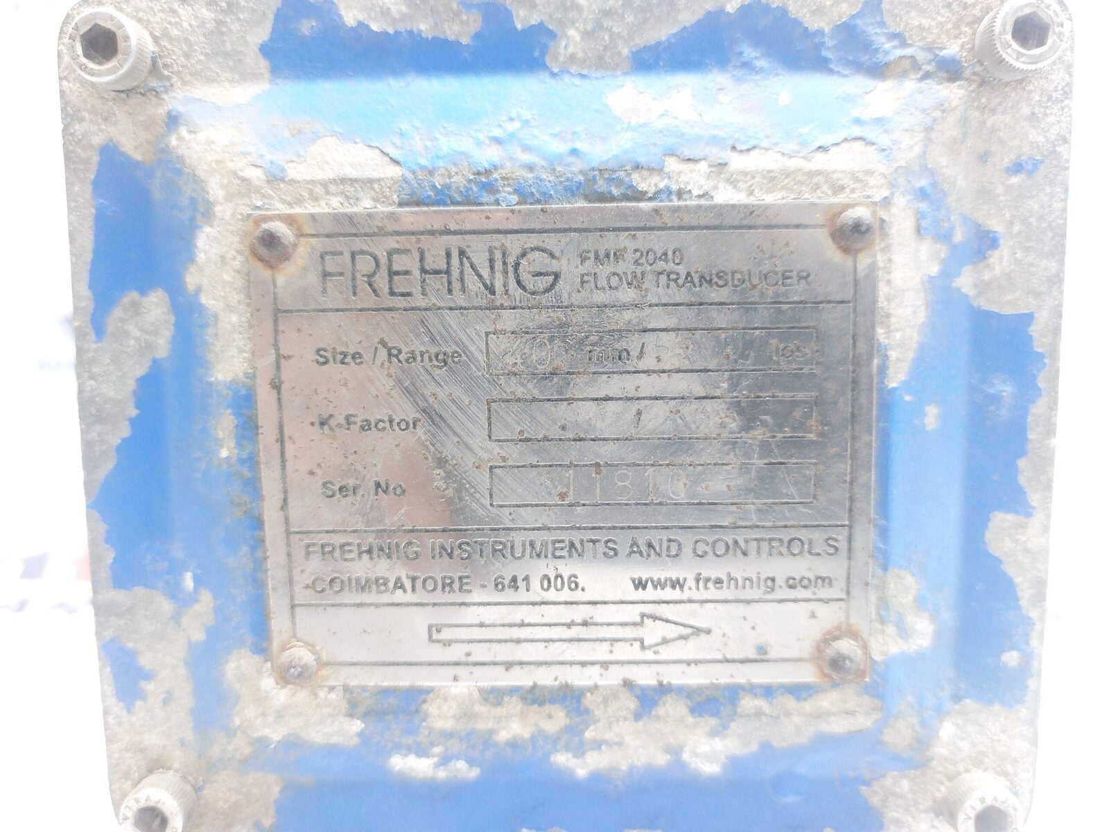 FREHNIG FMF 2040 FLOW TRANSDUCER