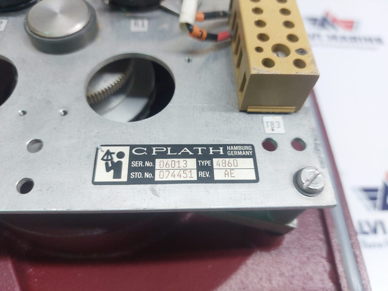 C.PLATH 4860 STEERING REV AE
