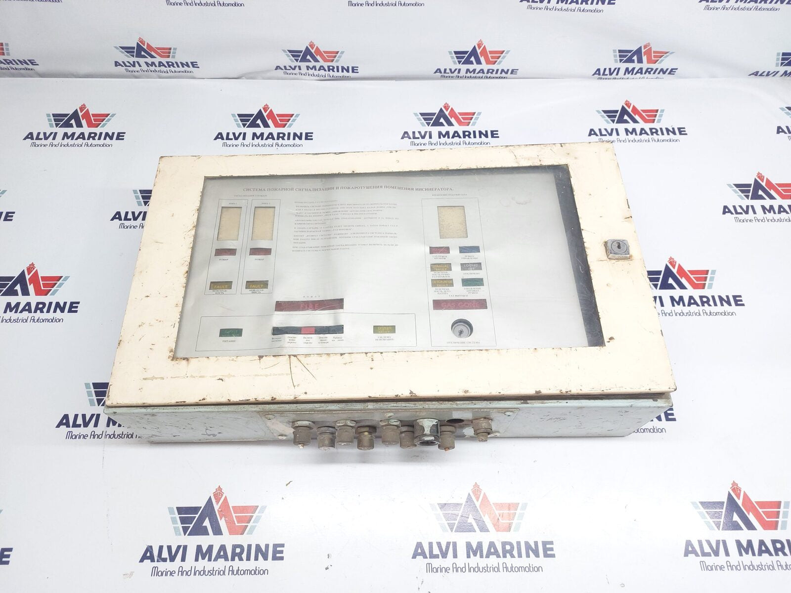 FIRE ALARM AND FIRE EXTINGUISHING SYSTEM OF THE INCINERATOR ROOM