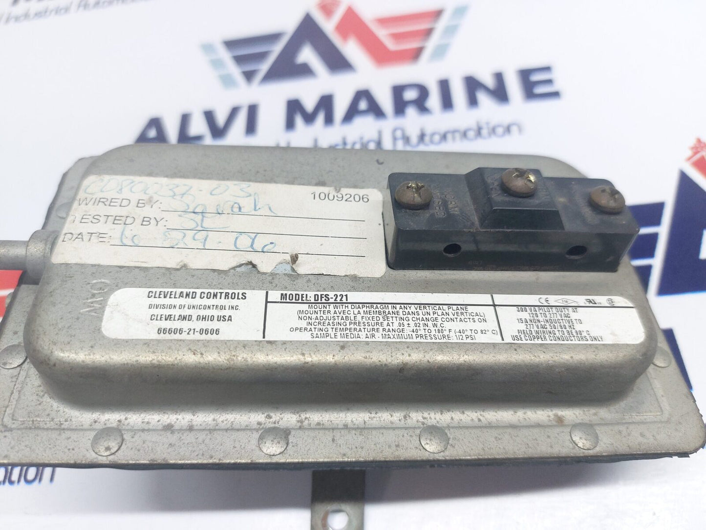 CLEVELAND CONTROLS DFS-221 AIR SENSING SWITCH