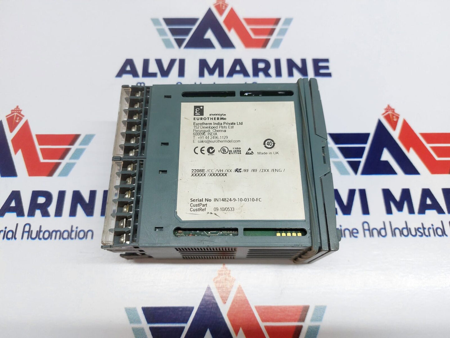 EUROTHERM 2208 E 2208E/CC/VH/XX/RC/RF/2XX/ENG/XXXXX/XXXXXX TEMPERATURE CONTROLLER