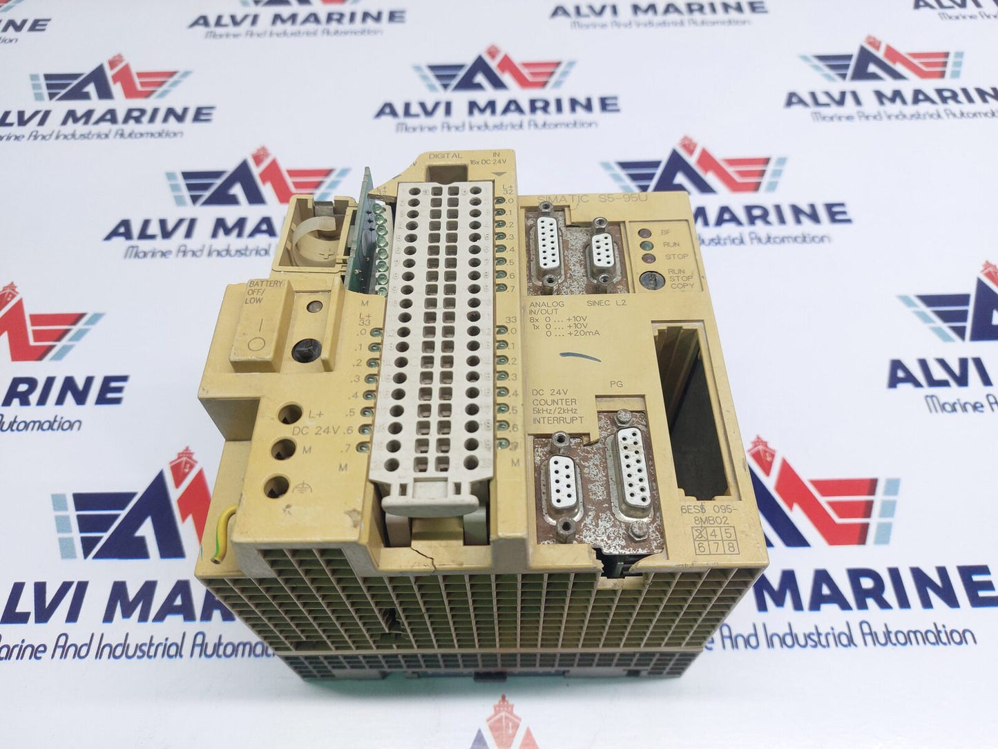 SIEMENS SIMATIC S5-95U 6ES5 095-8MB02 CONTROLLER