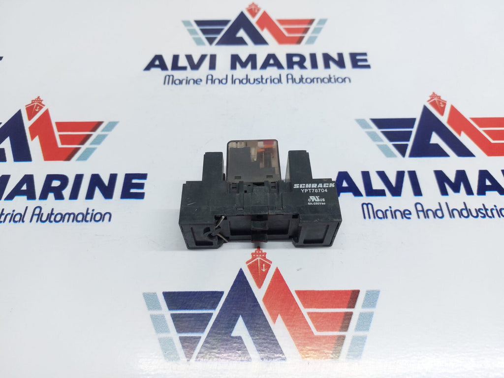 SCHRACK YPT78704 BASE + PT5707300 RELAY