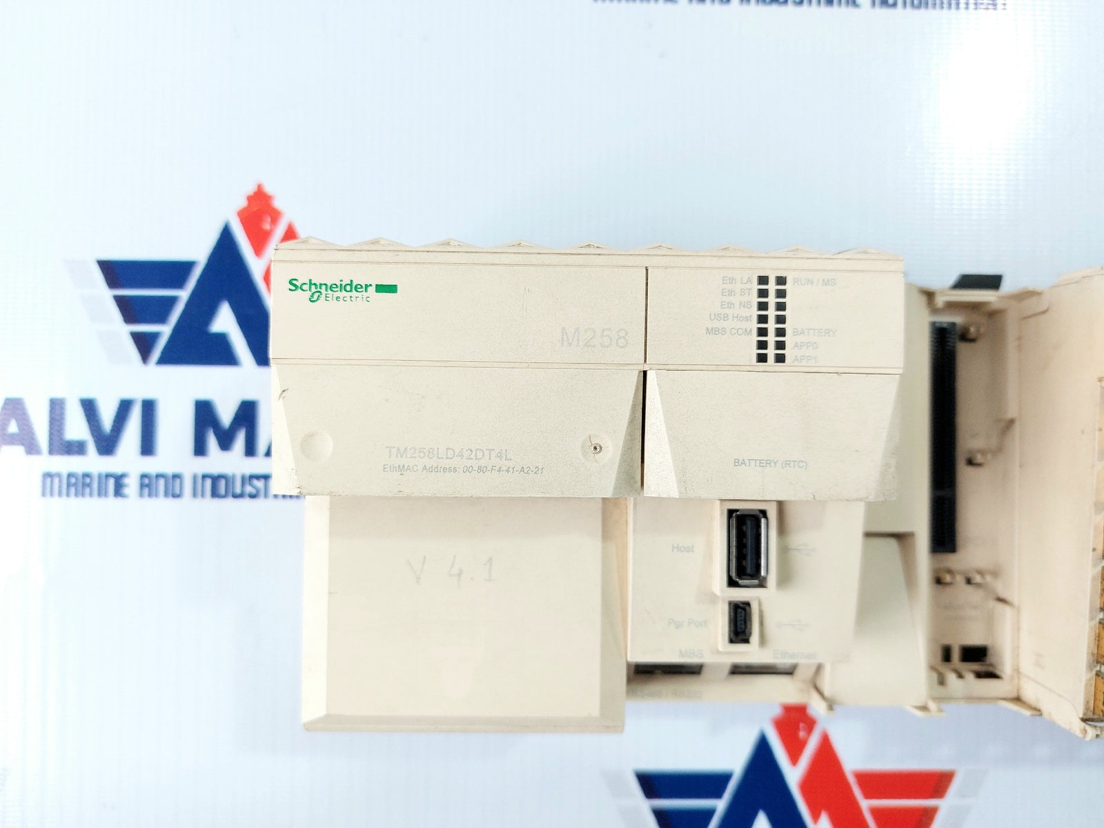 SCHNEIDER ELECTRIC M258 TM258LD42DT4L PLC RACK DM72F0 / DM72F1 / DI12DE / DO12TE / AI4LE