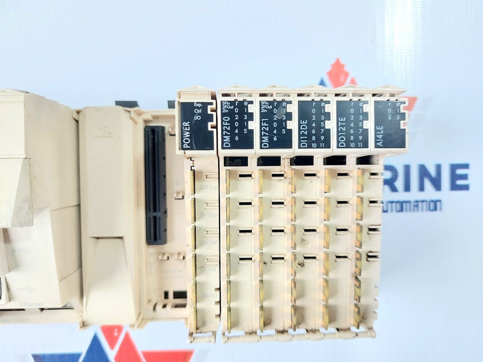 SCHNEIDER ELECTRIC M258 TM258LD42DT4L PLC RACK DM72F0 DM72F1 DI12DE DO12TE AI4LE (3)