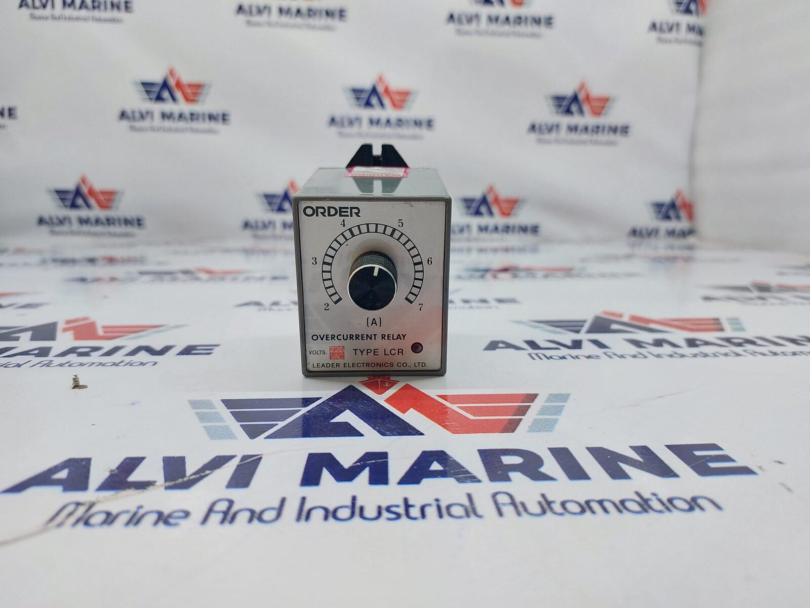 LEADER ELECTRONICS LCR OVERCURRENT RELAY 220 VAC
