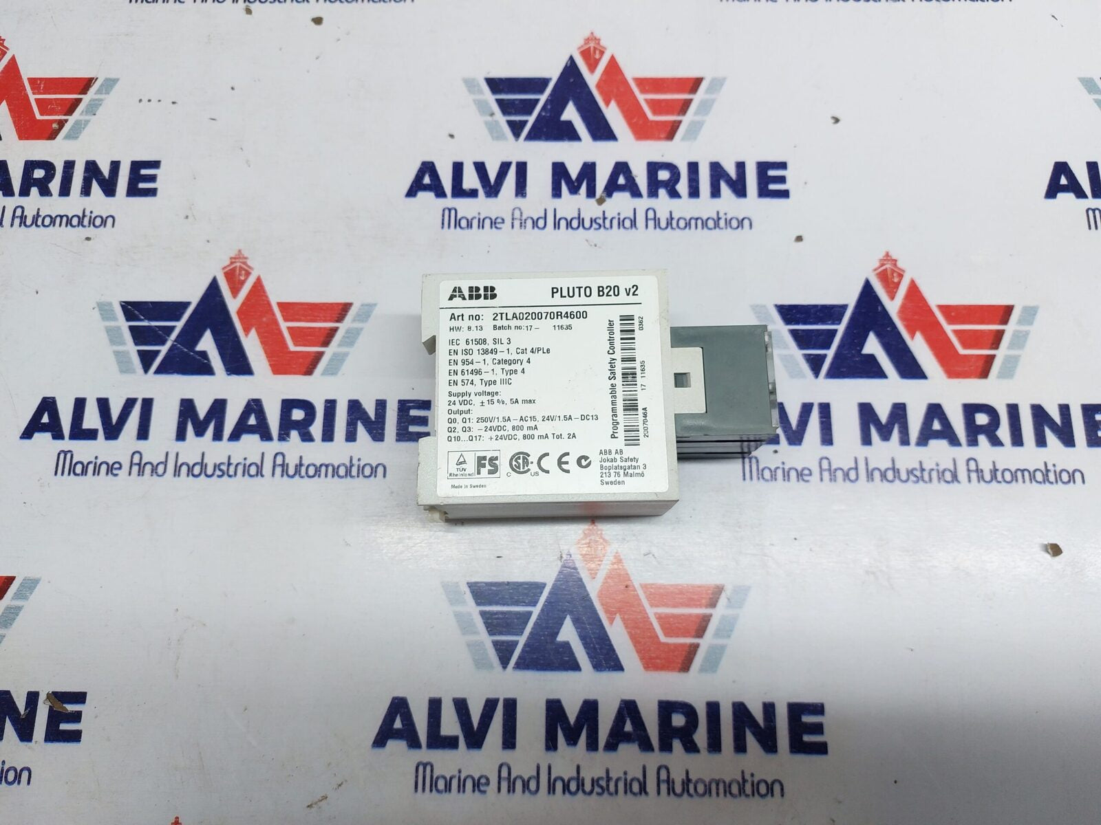 ABB PLUTO B20 V2 PROGRAMMABLE SAFETY CONTROLLER 2TLA020070R4600