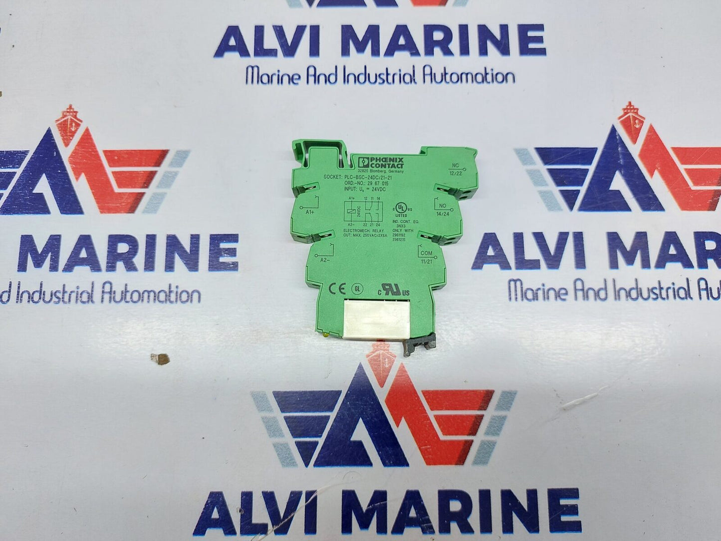 PHOENIX CONTACT PLC-BSC-24VDC/21-21 RELAY SOCKET 29 67 015