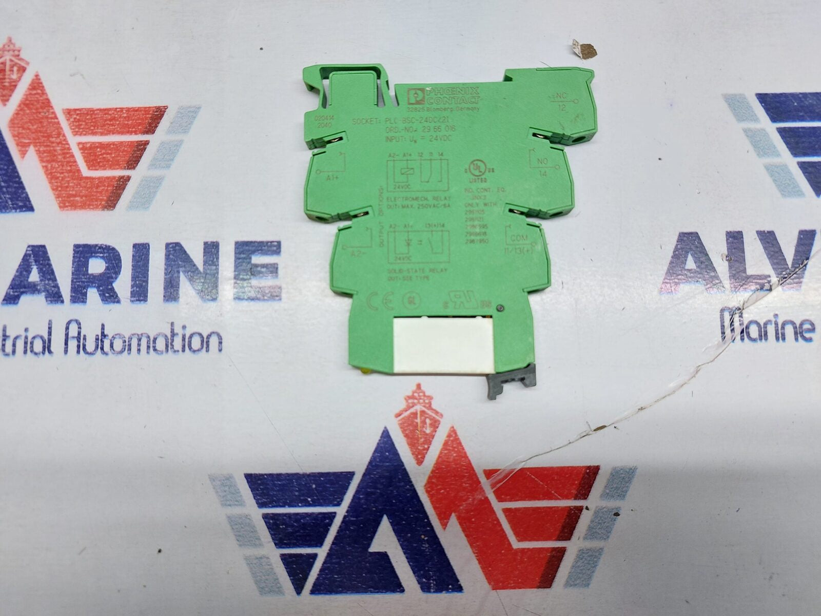 PHOENIX CONTACT PLC-BBC-24VDC/21 RELAY SOCKET 29 66 016