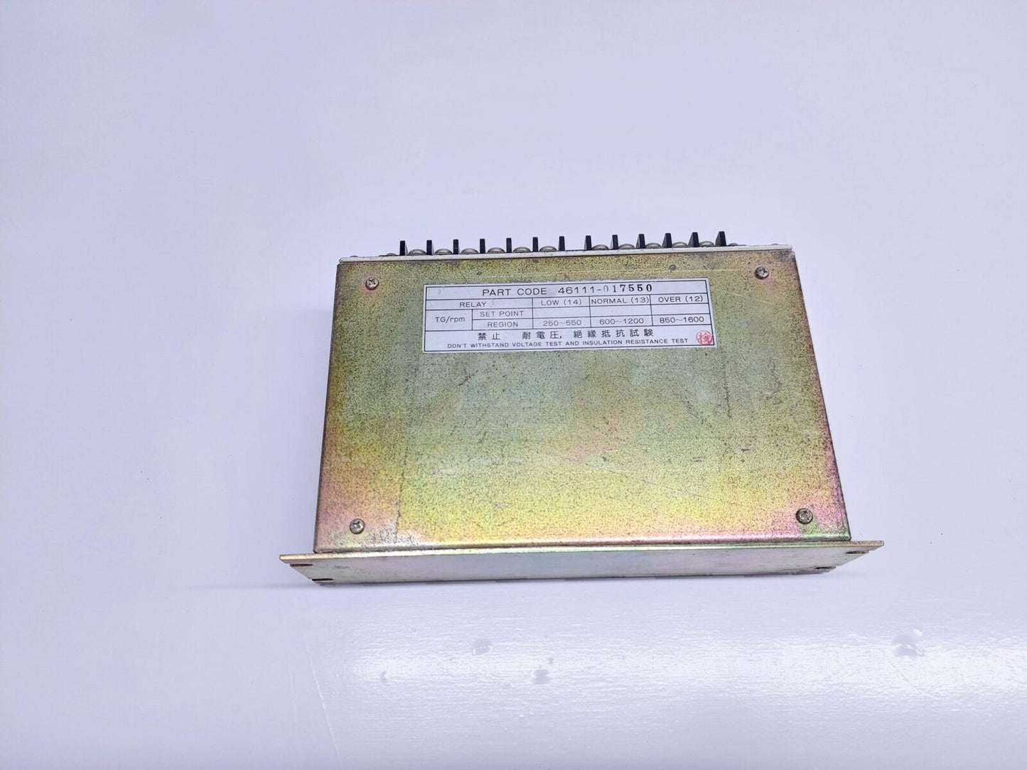 NEGISHI SEISAKUSHO SRT2 SPEED RELAY DC 24 V 46111-017550