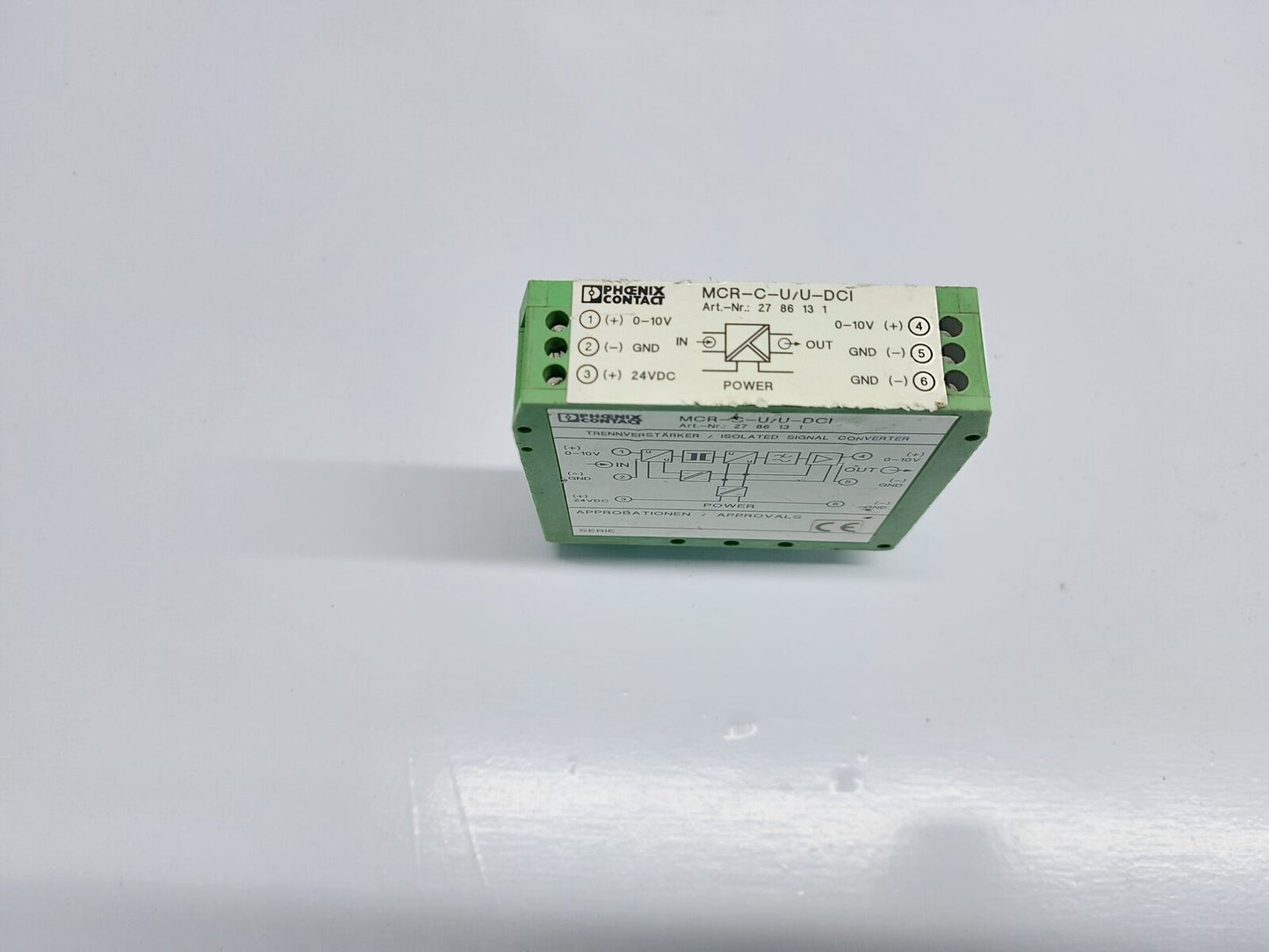 PHOENIX CONTACT MCR-C-U/U-DCI ISOLATED SIGNAL CONVERTER 24VDC