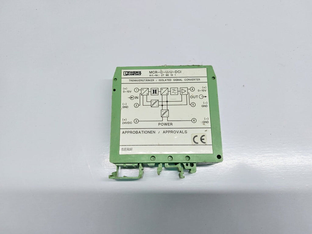 PHOENIX CONTACT MCR-C-U/U-DCI ISOLATED SIGNAL CONVERTER 24VDC