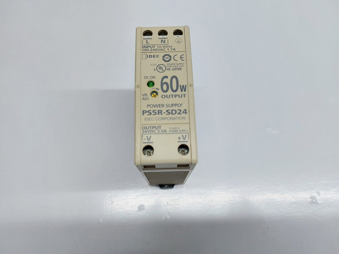 IDEC CORPORATION PS5R-SD24 POWER SYPPLY 24VDC
