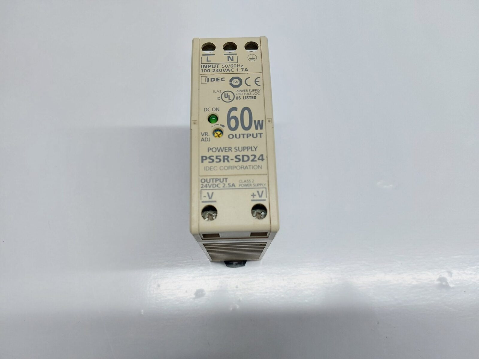 IDEC CORPORATION PS5R-SD24 POWER SYPPLY 24VDC
