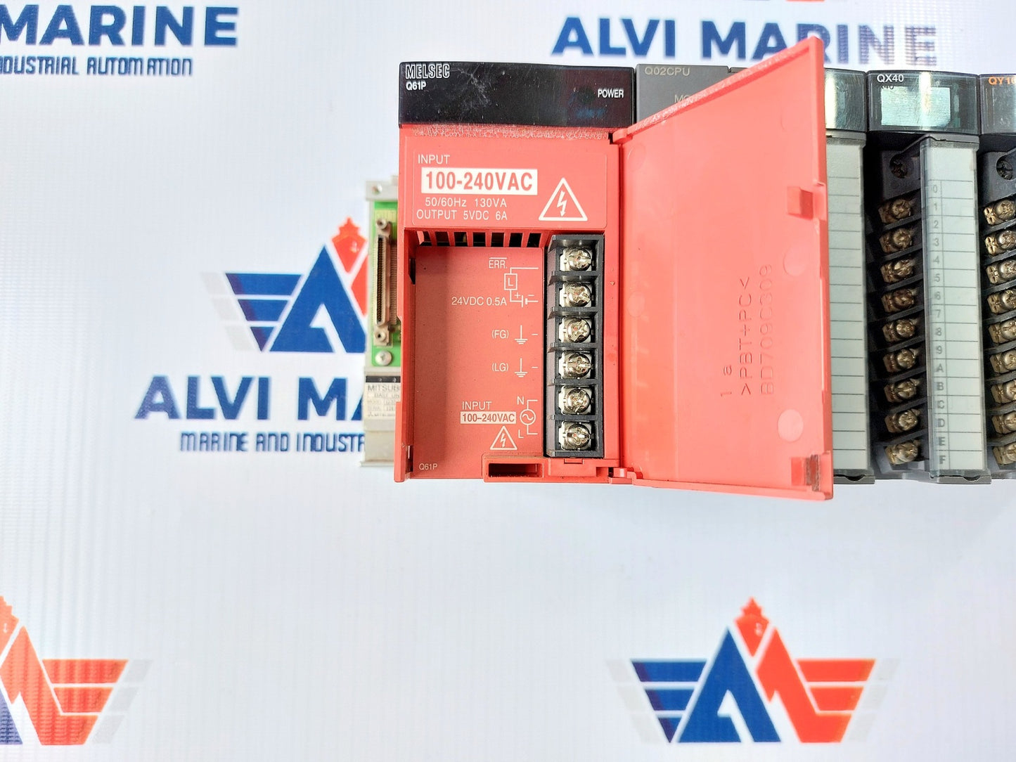 MITSUBISHI MELSEC Q61P Q02CPU QY10 QX40 PLC RACK Q35B (3)
