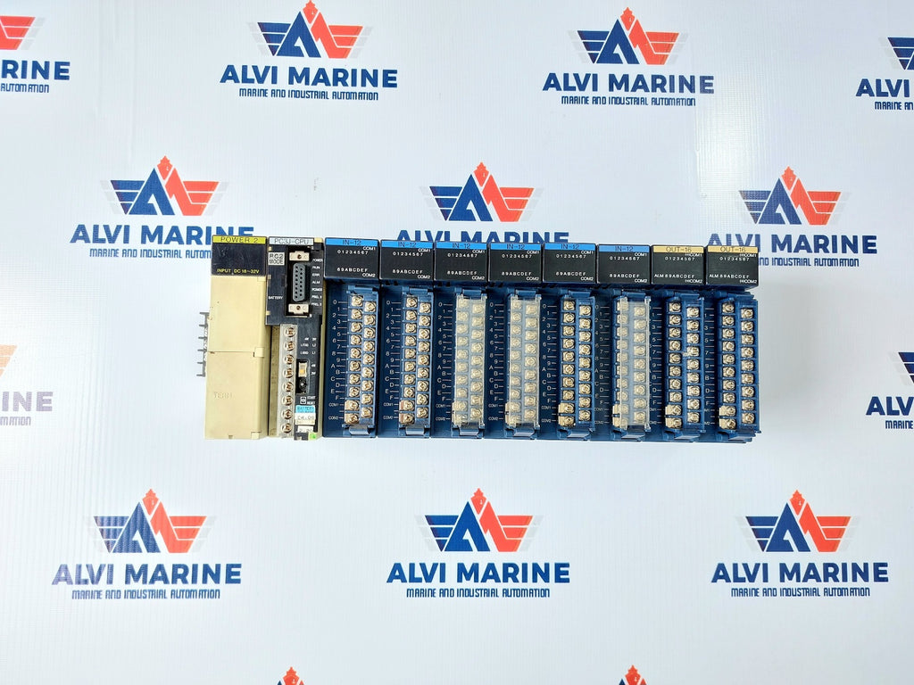 TOYODA TOYOPUC POWER 2 PC3J-CPU IN-12 OUT-16 MODULAR RACK (2)