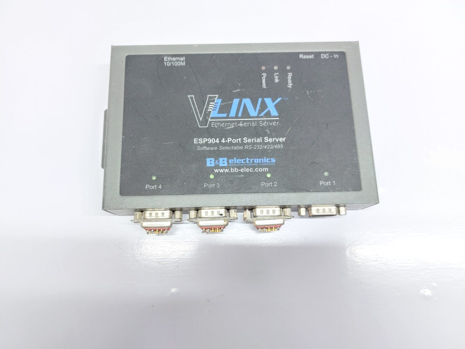 B&B ELECTRONICS VLINX ESP904 ETHERNET SERIAL SERVER ESP904