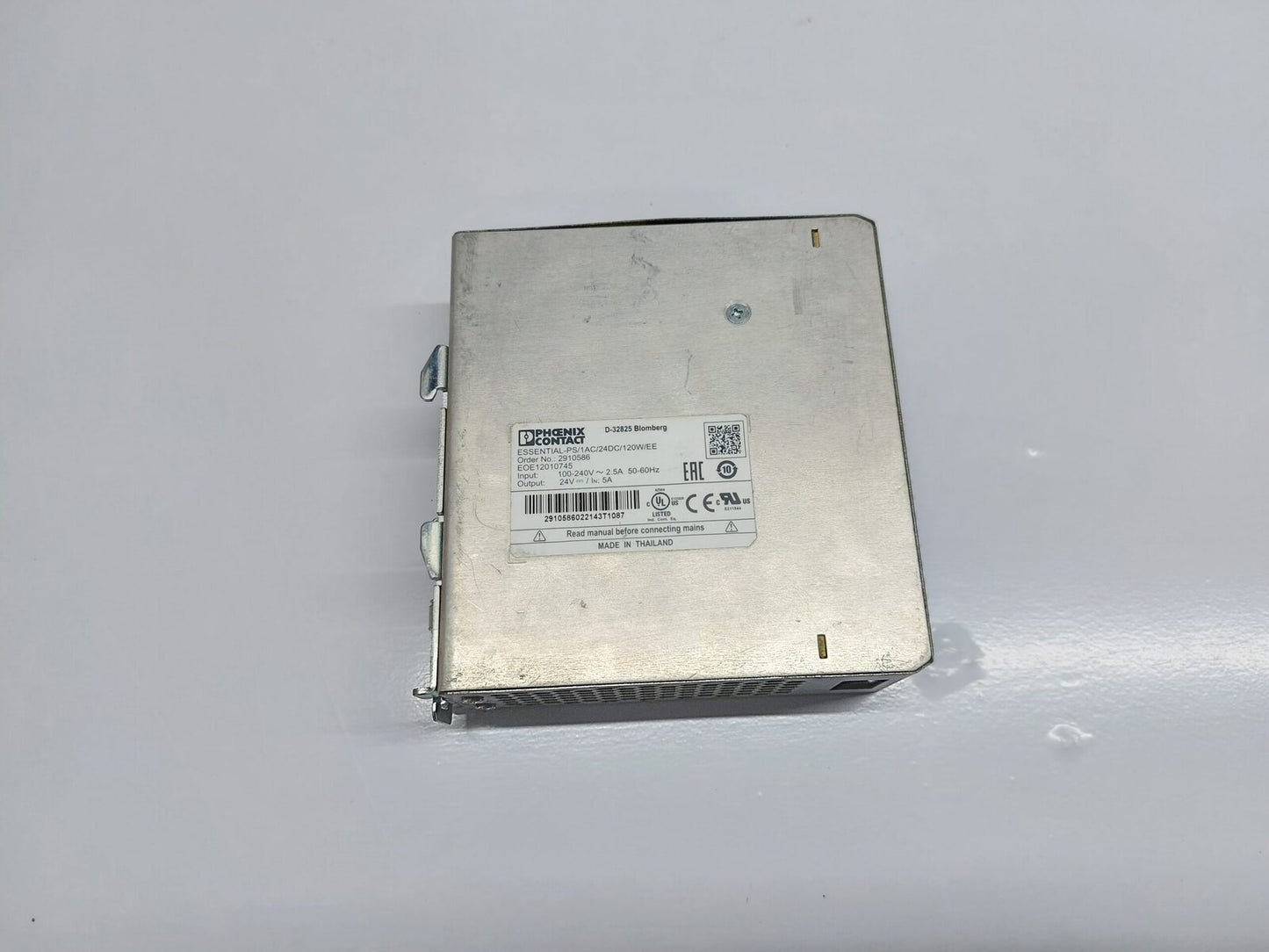 PHOENIX CONTACT PS/1AC/24DC/120W/EE POWER SUPPLY DC 24V 120W