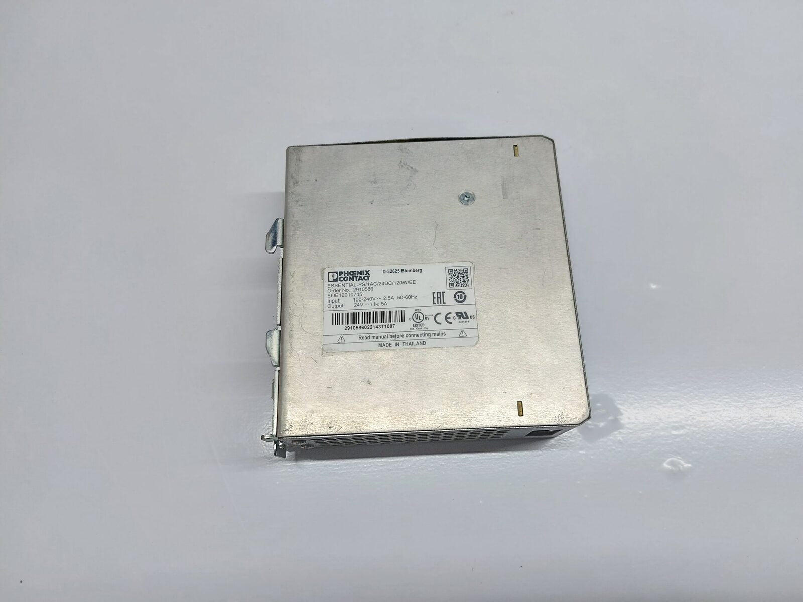 PHOENIX CONTACT PS/1AC/24DC/120W/EE POWER SUPPLY DC 24V 120W