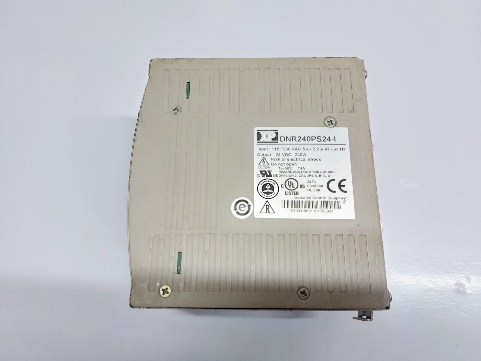 XP POWER DNR240 POWER SUPPLY 24 VDC 240 W