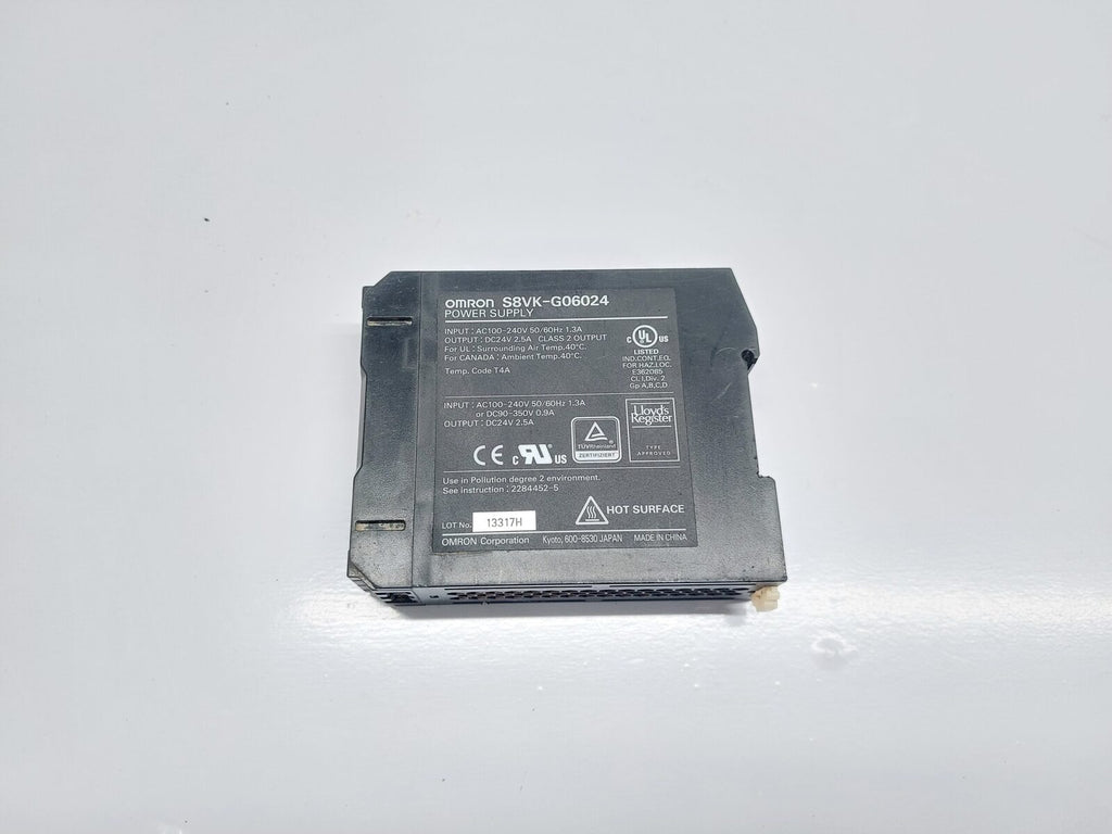 OMRON S8VK-G06024 POWER SUPPLY DC24V 2.5A